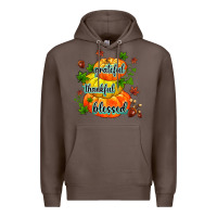 Coffee grateful thankful blessed Premium Hoodie - MaliasSmallBusiness