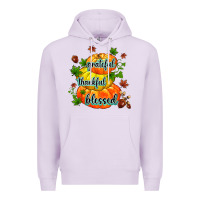 Lilac grateful thankful blessed Premium Hoodie - MaliasSmallBusiness