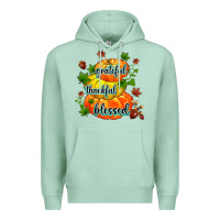 Seafoam grateful thankful blessed Premium Hoodie - MaliasSmallBusiness