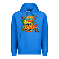 True Royal grateful thankful blessed Premium Hoodie - MaliasSmallBusiness