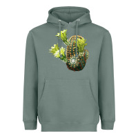 Sage nylon hedgehog cactus Heavyweight Hoodie - LillyAllenDesigns