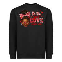 Black sorority colors red and white it's the self love f Heavyweight Sweatshirt - texasbilliewilder