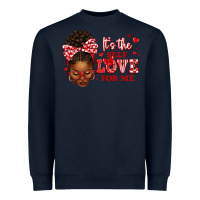 Navy sorority colors red and white it's the self love f Heavyweight Sweatshirt - texasbilliewilder