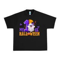 Black My 1st Halloween Urban Heavy Tee - texasbilliewilder
