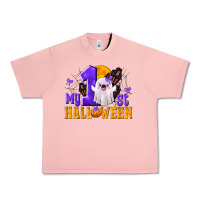 Salmon My 1st Halloween Urban Heavy Tee - texasbilliewilder