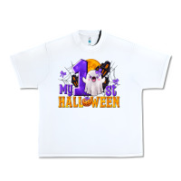 White My 1st Halloween Urban Heavy Tee - texasbilliewilder