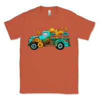 Copper farm truck with sunflower Classic Tee - HRA Design Shop