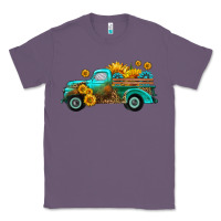 Lavender farm truck with sunflower Classic Tee - HRA Design Shop