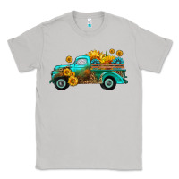 Moon Dust farm truck with sunflower Classic Tee - HRA Design Shop
