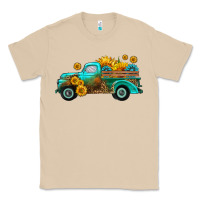 Mushroom farm truck with sunflower Classic Tee - HRA Design Shop