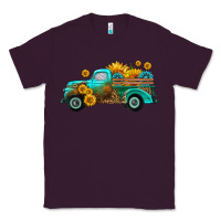 Plum farm truck with sunflower Classic Tee - HRA Design Shop