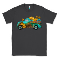 Smoke farm truck with sunflower Classic Tee - HRA Design Shop