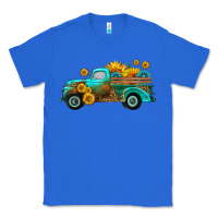 True Royal farm truck with sunflower Classic Tee - HRA Design Shop