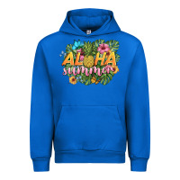 Cobalt aloha summer Urban Hoodie - BarkalooDesign