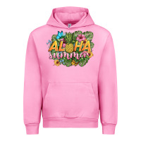 Fuchsia Pink aloha summer Urban Hoodie - BarkalooDesign