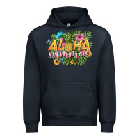 Navy aloha summer Urban Hoodie - BarkalooDesign