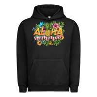 Pigment Black aloha summer Urban Hoodie - BarkalooDesign