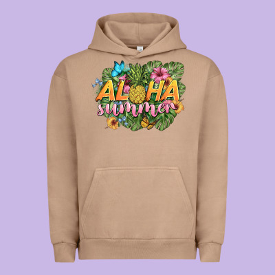 Aloha Summer Urban Hoodie Designed By Barkaloodesign