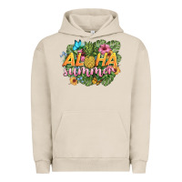 Pigment French Oak aloha summer Urban Hoodie - BarkalooDesign