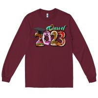 Burgundy class of 2023 Long Sleeve Tee - RacoonDesign