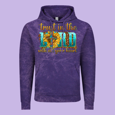 Vintage Hoodie trust in the lord with all your heart