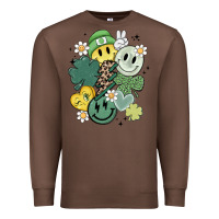 Chestnut st patricks day green smile Premium Sweatshirt - MaliasSmallBusiness