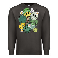 Smoke st patricks day green smile Premium Sweatshirt - MaliasSmallBusiness