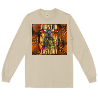 Mushroom first in last out firefighter Long Sleeve Tee - AdoDesignShop