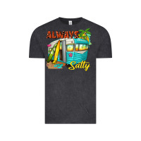 Vintage Black always salty with caravan Vintage Tee - texasbilliewilder