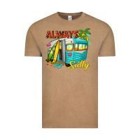 Vintage Coffee always salty with caravan Vintage Tee - texasbilliewilder
