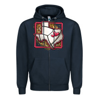 Navy leopard volleyball texas map Zipper Hoodie - Jasminsmagicworld