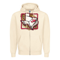 Leopard Volleyball Texas Map Zipper Hoodie | Teevron