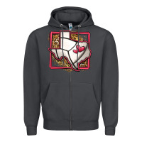 Smoke leopard volleyball texas map Zipper Hoodie - Jasminsmagicworld