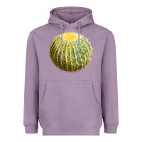 Lavender golden barrel cactus Heavyweight Hoodie - LillyAllenDesigns
