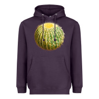 Plum golden barrel cactus Heavyweight Hoodie - LillyAllenDesigns