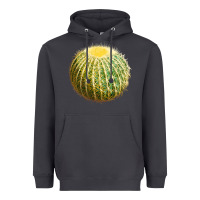 Smoke golden barrel cactus Heavyweight Hoodie - LillyAllenDesigns