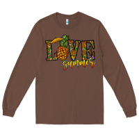 Chestnut love summer pinapple Long Sleeve Tee - CowhideDigitalArt