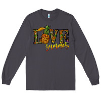 Smoke love summer pinapple Long Sleeve Tee - CowhideDigitalArt