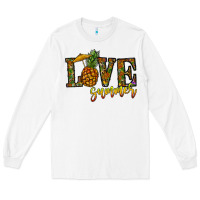 White love summer pinapple Long Sleeve Tee - CowhideDigitalArt