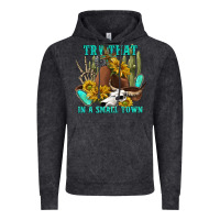 Vintage Black try that in a small town Vintage Hoodie - texasbilliewilder
