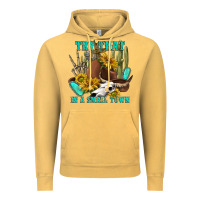 Vintage Mustard try that in a small town Vintage Hoodie - texasbilliewilder
