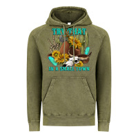 Vintage Olive try that in a small town Vintage Hoodie - texasbilliewilder