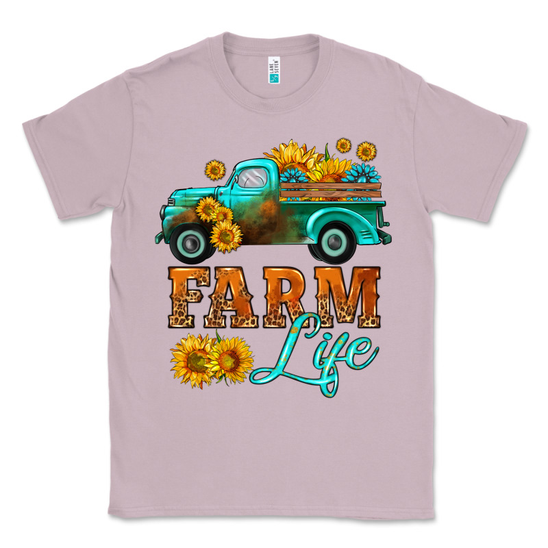 Farm Truck  Farm Life With Sunflower Classic Tee by HRA Design Shop | Teevron