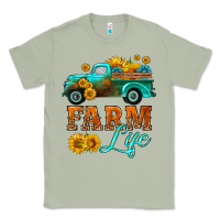 Matcha farm truck  farm life with sunflower Classic Tee - HRA Design Shop