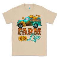 Mushroom farm truck  farm life with sunflower Classic Tee - HRA Design Shop