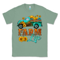 Sage farm truck  farm life with sunflower Classic Tee - HRA Design Shop