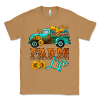 Toasted Coconut farm truck  farm life with sunflower Classic Tee - HRA Design Shop