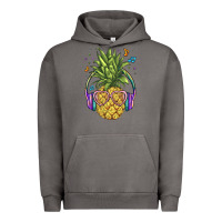 Pigment Tornado pineapple with headphone Urban Hoodie - BarkalooDesign