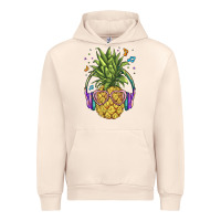 Sandshell pineapple with headphone Urban Hoodie - BarkalooDesign