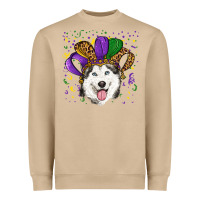 Mushroom Mardi gras hat husky Heavyweight Sweatshirt - RanaPortraitStore